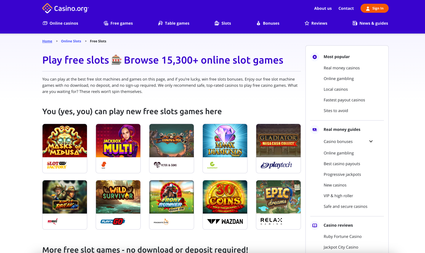 casino.org puslapis