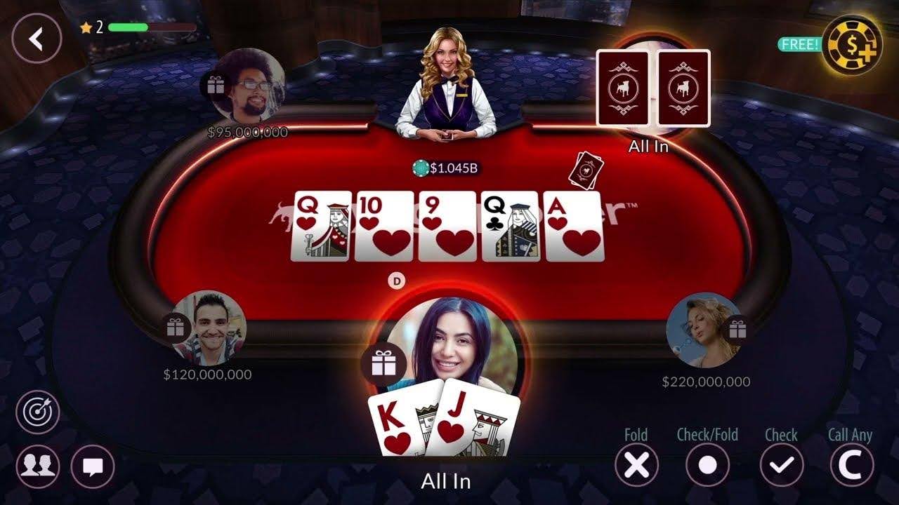zynga poker zaidimas