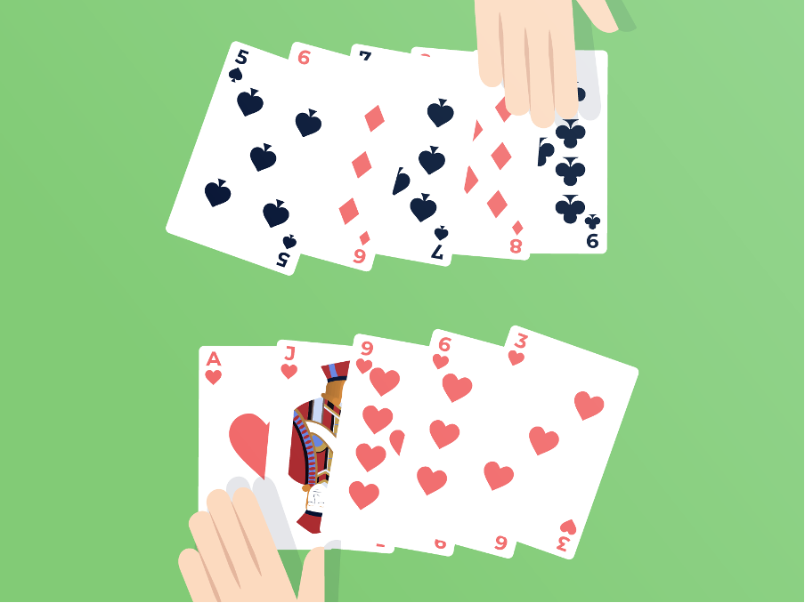 pokerio kortos
